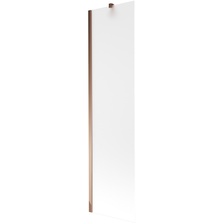 Mexen Next paroi de baignoire à 1 vantail 50 x 150 cm, givré, or rose - 895-050-000-00-30-60