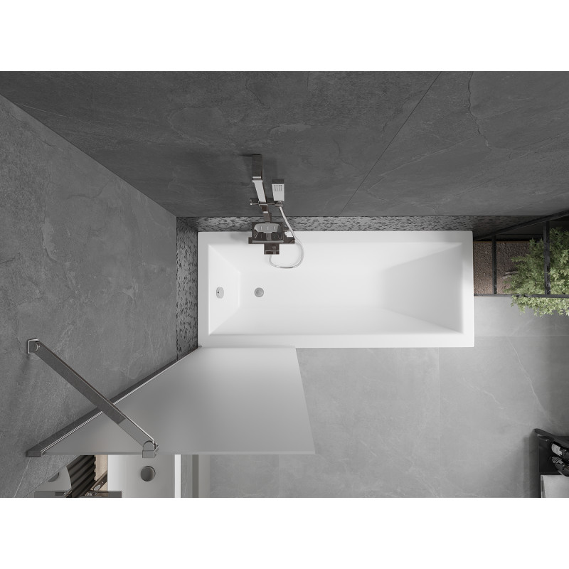 Mexen Next pare-douche 1-volet 60 x 150 cm, givré, chrome - 895-060-000-00-30-01