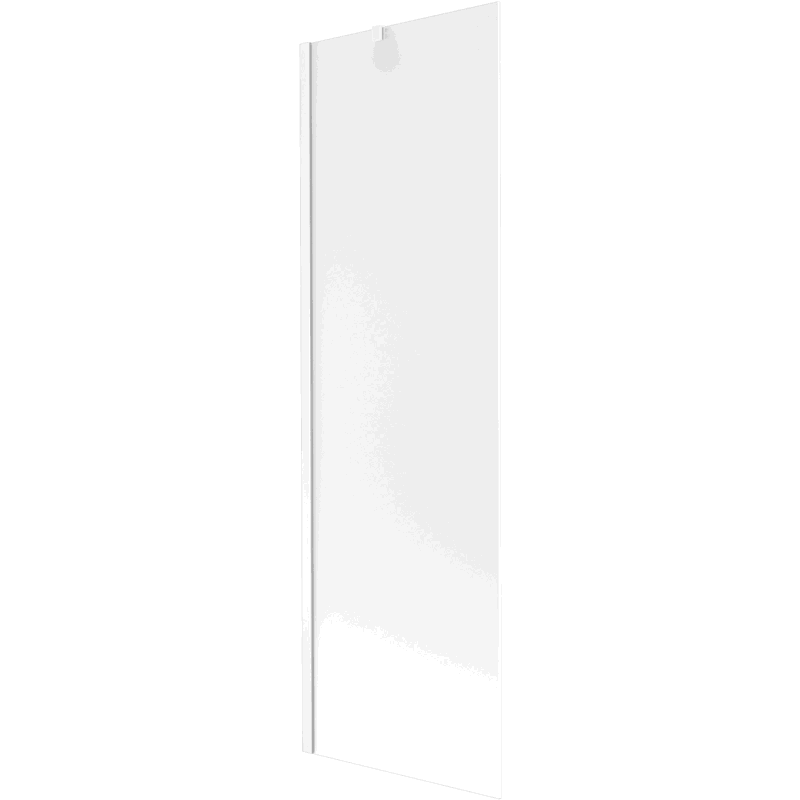 Paroi de baignoire à 1 vantail Mexen Next 60 x 150 cm, givre, blanc - 895-060-000-00-30-20