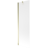Paroi de baignoire 1-volet Mexen Next 60 x 150 cm, givrée, dorée - 895-060-000-00-30-50