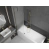 Paroi de baignoire 1-volet Mexen Next 60 x 150 cm, givrée, dorée - 895-060-000-00-30-50