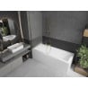 Paroi de baignoire 1-volet Mexen Next 60 x 150 cm, givrée, dorée - 895-060-000-00-30-50