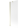 Mexen Next paroi de baignoire 1-volet 70 x 150 cm, givré, doré - 895-070-000-00-30-50