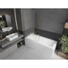 Mexen Next paroi de baignoire 1-volet 70 x 150 cm, givré, doré - 895-070-000-00-30-50
