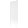 Mexen Next paroi de baignoire à 1 vantail 70 x 150 cm, givre, blanc - 895-070-000-00-30-20