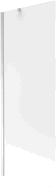 Mexen Next paroi de baignoire pliable, 1 volet, 70 x 150 cm, givré, chromé - 895-070-000-00-30-01