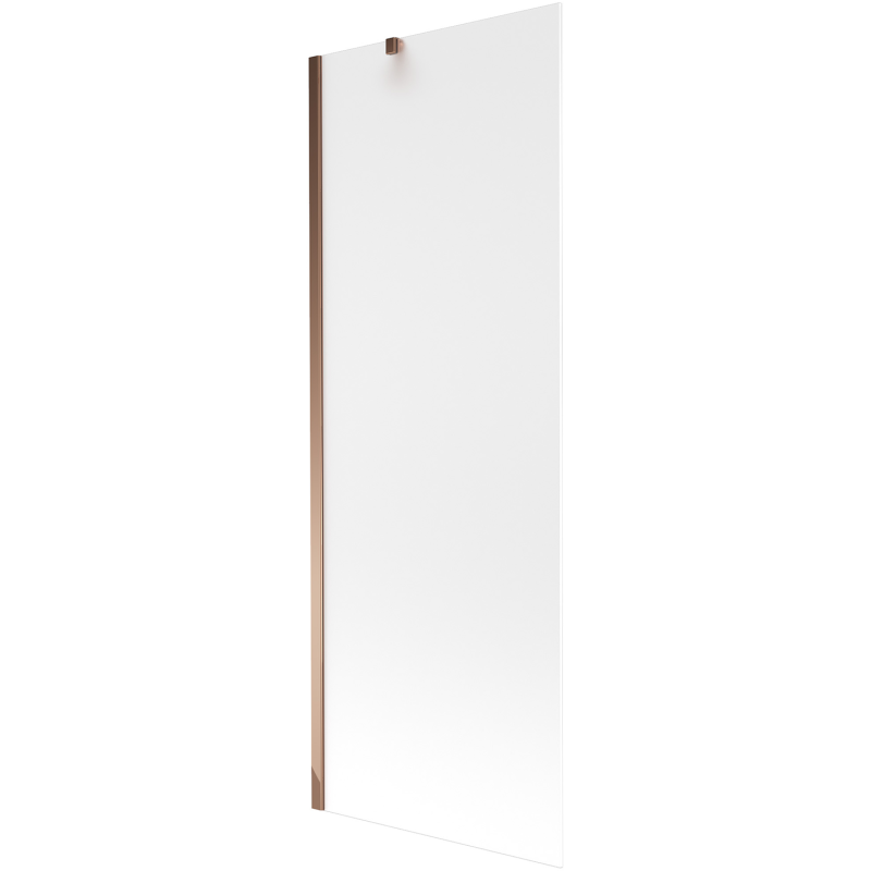 Mexen Next paroi de baignoire 1 vantail 70 x 150 cm, dépoli, or rose - 895-070-000-00-30-60