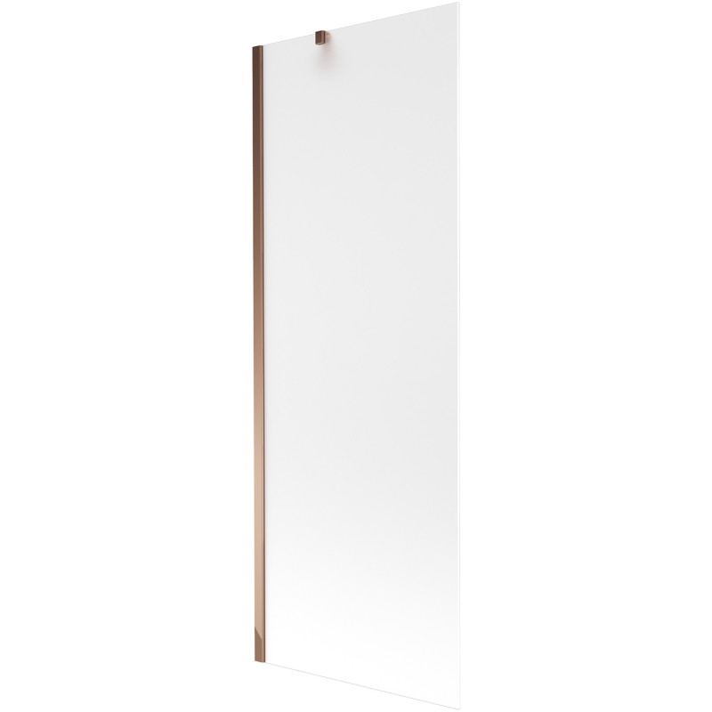 Mexen Next paroi de baignoire à 1 vantail 70 x 150 cm, givre, or rose - 895-070-000-00-30-60