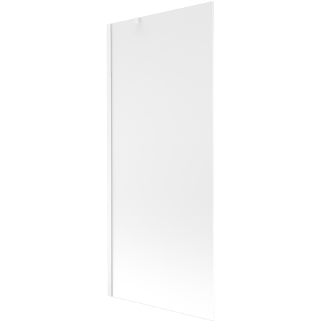 Mexen Next pare-douche de baignoire à 1 volet 80 x 150 cm, givré, blanc - 895-080-000-00-30-20