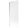 Mexen Next pare-douche 1 volet 80 x 150 cm, givré, doré - 895-080-000-00-30-50