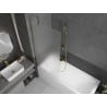 Mexen Next paroi de baignoire 1 volet 80 x 150 cm, dépoli, doré - 895-080-000-00-30-50
