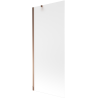 Mexen Next paroi de baignoire 1 volet 80 x 150 cm, givre, or rose - 895-080-000-00-30-60