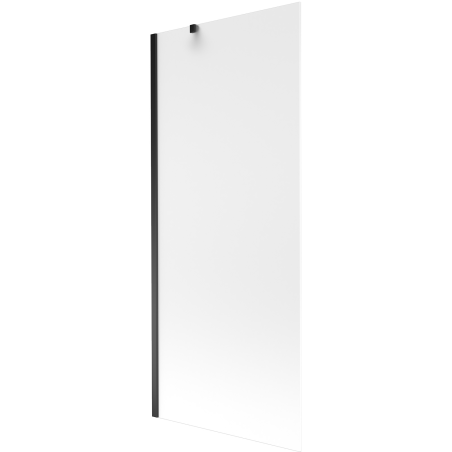 Mexen Next paroi de baignoire 1 volet 80 x 150 cm, givre, noir - 895-080-000-00-30-70