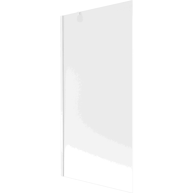Paroi de bain Mexen Next à 1 volet 90 x 150 cm, dépoli, blanc - 895-090-000-00-30-20