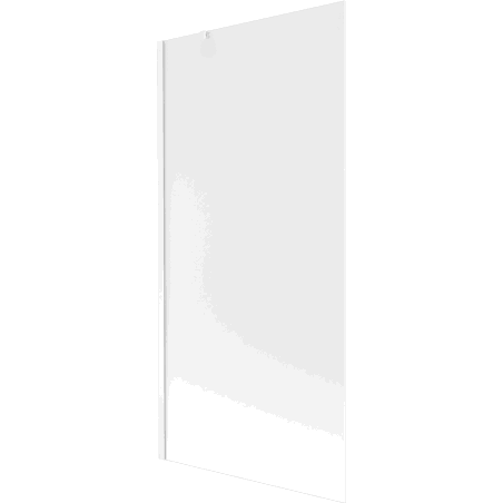 Paroi de bain Mexen Next à 1 volet 90 x 150 cm, dépoli, blanc - 895-090-000-00-30-20