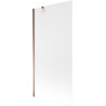 Mexen Next paroi de douche 1-volet 90 x 150 cm, givre, or rose - 895-090-000-00-30-60