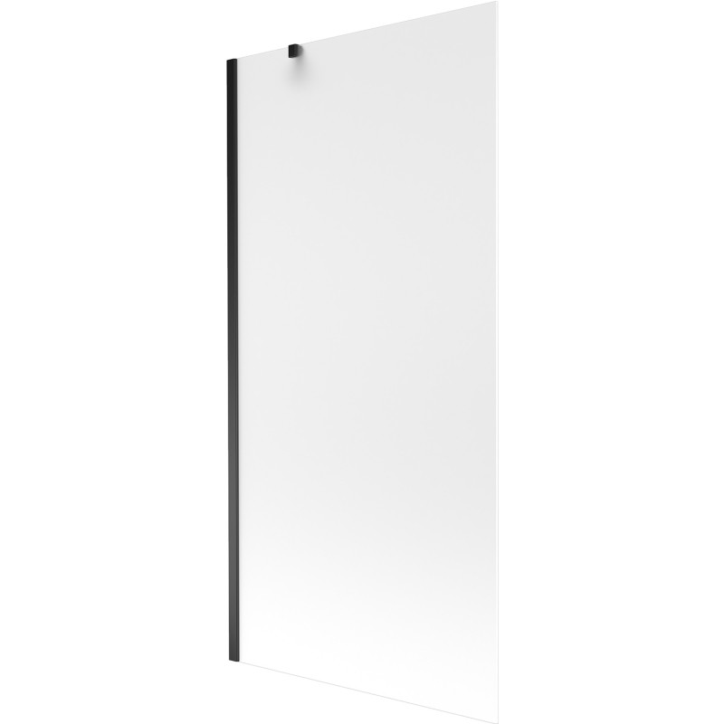Mexen Next paroi de douche 1 volet 90 x 150 cm, givrée, noire - 895-090-000-00-30-70