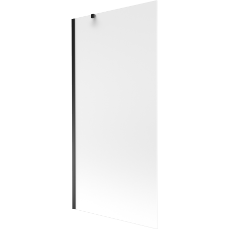 Mexen Next paroi de douche 1 volet 90 x 150 cm, givrée, noire - 895-090-000-00-30-70