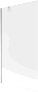 Mexen Next pare-douche 1-volet 100 x 150 cm, givré, chrome - 895-100-000-00-30-01