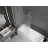 Mexen Next pare-douche 1-volet 100 x 150 cm, givré, chrome - 895-100-000-00-30-01