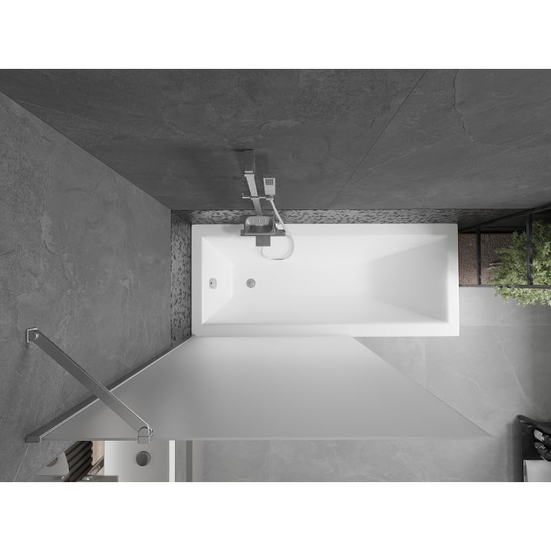 Mexen Next pare-douche 1-volet 100 x 150 cm, givré, chrome - 895-100-000-00-30-01