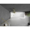 Mexen Next paroi de baignoire 1 volet 100 x 150 cm, givre, doré - 895-100-000-00-30-50