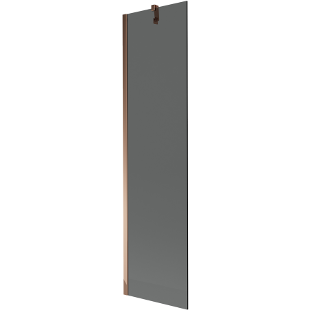 Mexen Next paroi de baignoire pivotante 1-volet 50 x 150 cm, graphite, or rose - 895-050-000-00-40-60