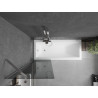 Mexen Next paroi de baignoire 1 volet 60 x 150 cm, graphite, chrome - 895-060-000-00-40-01
