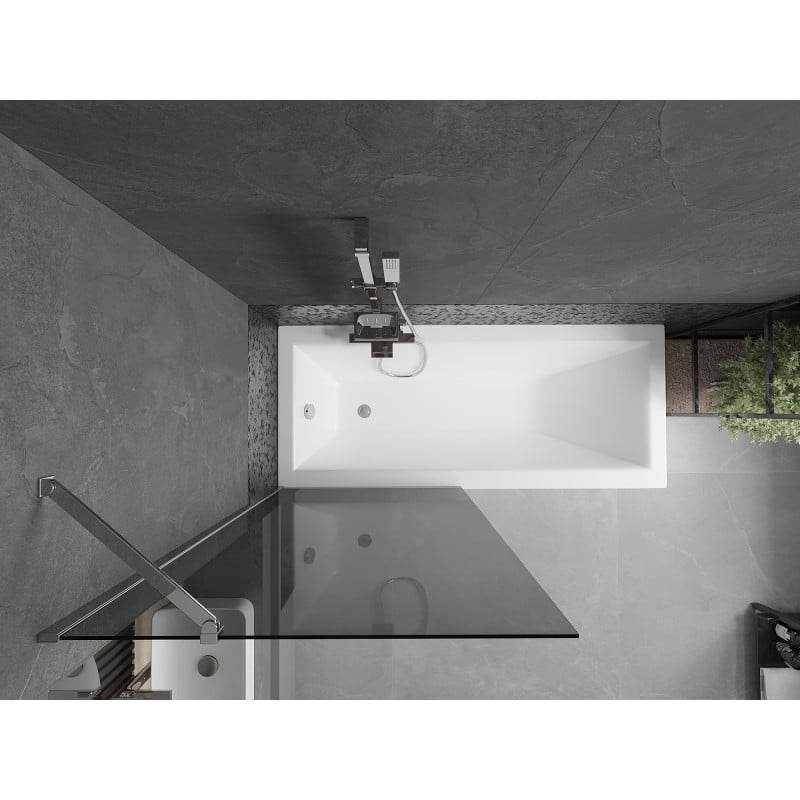 Mexen Next paroi de douche à 1 vantail 80 x 150 cm, graphite, chrome - 895-080-000-00-40-01