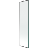 Mexen Next paroi de baignoire 1 volet 50 x 150 cm, cadre noir, chrome - 895-050-000-00-70-01