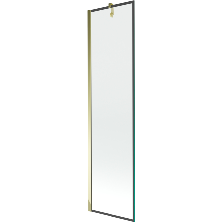 Paroi de baignoire 1-volet Mexen Next 50 x 150 cm, cadre noir, doré - 895-050-000-00-70-50