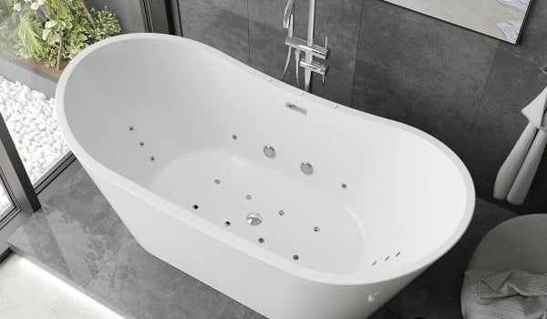 Salle de bain de style spa