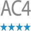 Classe d'abrasion : AC4