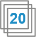 Quantité de faces: 20